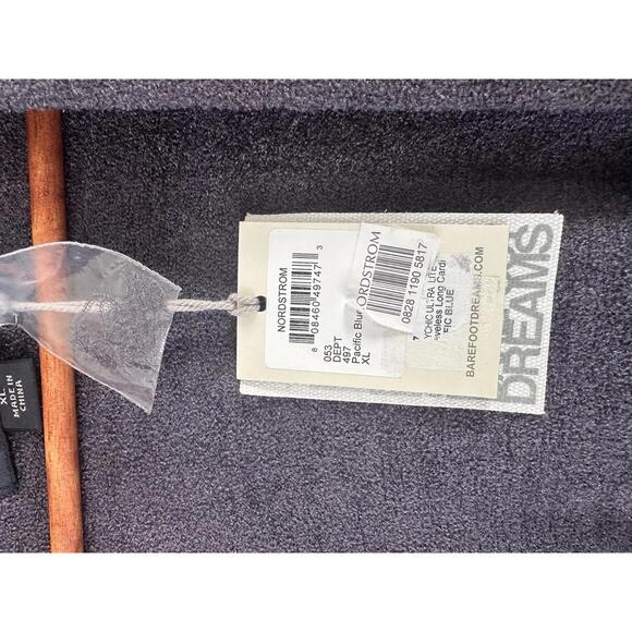 NWT Barefoot Dreams Cozychic Ultra Lite Sleeveless Long Cardigan Pacific Blue XL - Picture 8 of 12